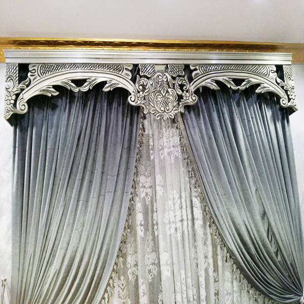 Silver-Gray Curtain