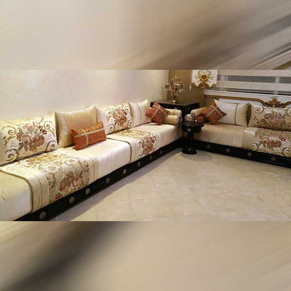 Golden Wood Sofa